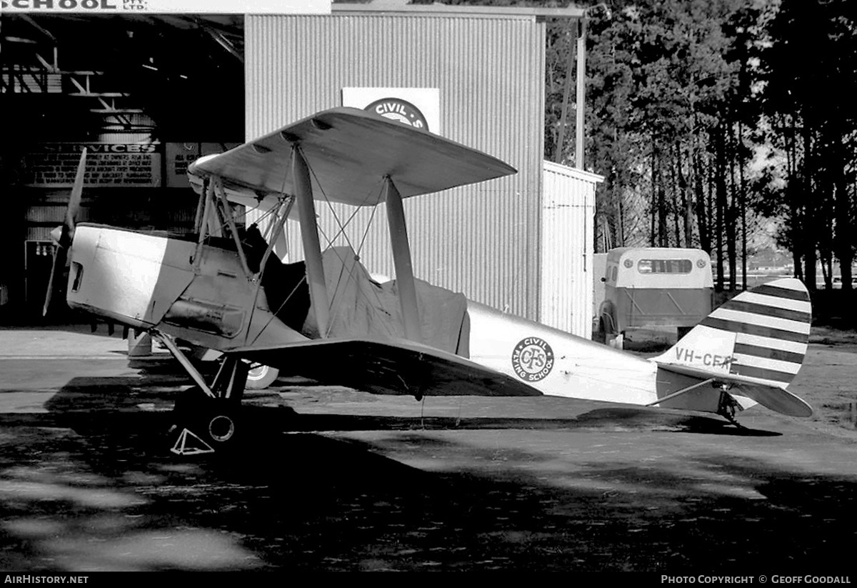 Aircraft Photo of VH-CFA | De Havilland D.H. 82A Tiger Moth | Civil Flying School | AirHistory.net #233909