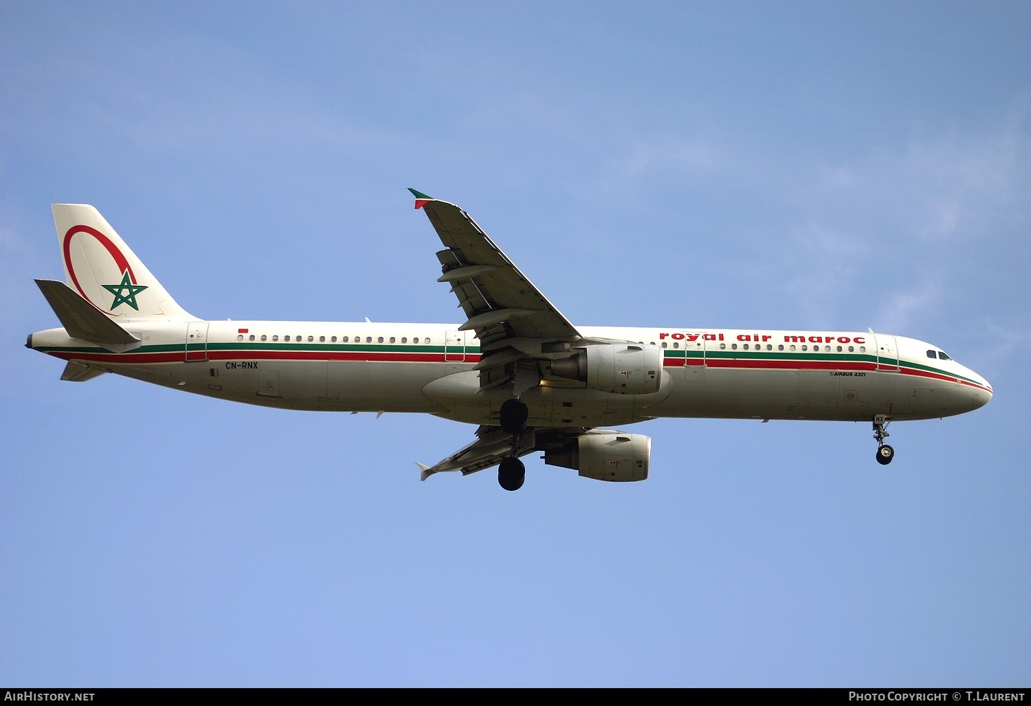 Aircraft Photo of CN-RNX | Airbus A321-211 | Royal Air Maroc - RAM | AirHistory.net #233948