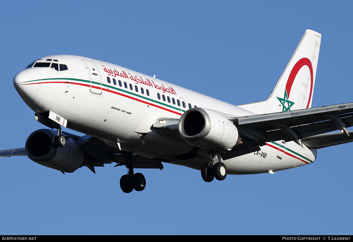 Aircraft Photo of CN-RNB | Boeing 737-5B6 | Royal Air Maroc - RAM | AirHistory.net #233973