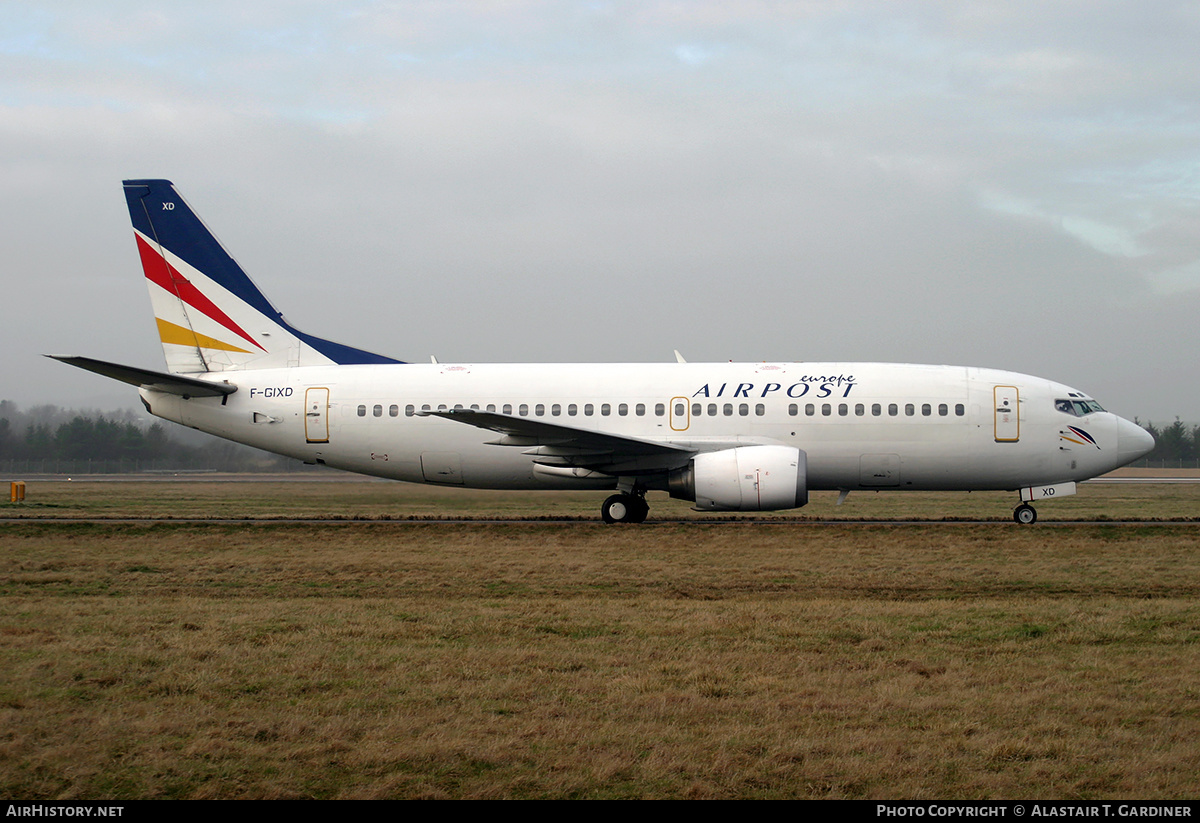 Aircraft Photo of F-GIXD | Boeing 737-33A(QC) | Europe Airpost | AirHistory.net #234009