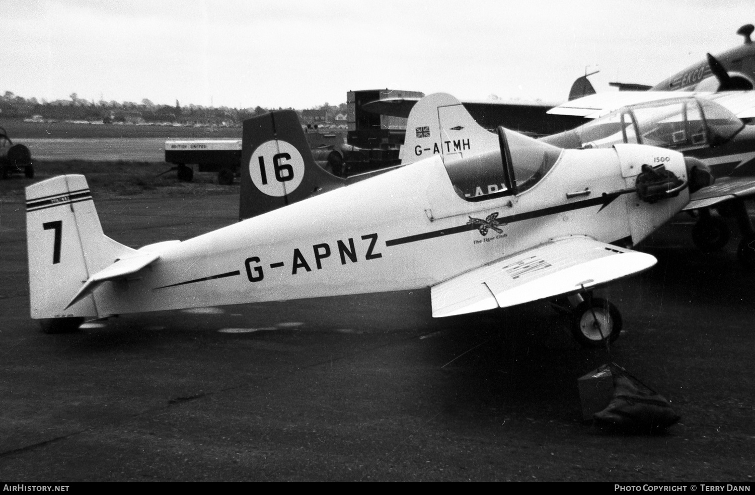Aircraft Photo of G-APNZ | Druine D-31 Turbulent | The Tiger Club | AirHistory.net #234011