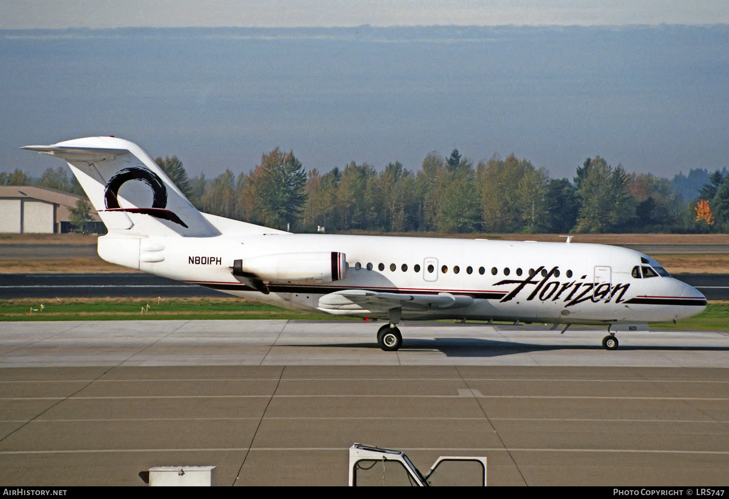 Aircraft Photo of N801PH | Fokker F28-1000 Fellowship | Horizon Air | AirHistory.net #234015