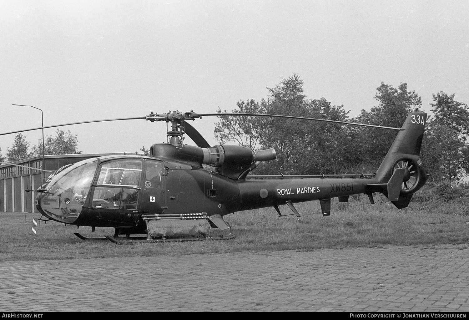 Aircraft Photo of XW851 | Aerospatiale SA-341B Gazelle AH1 | UK - Marines | AirHistory.net #234017