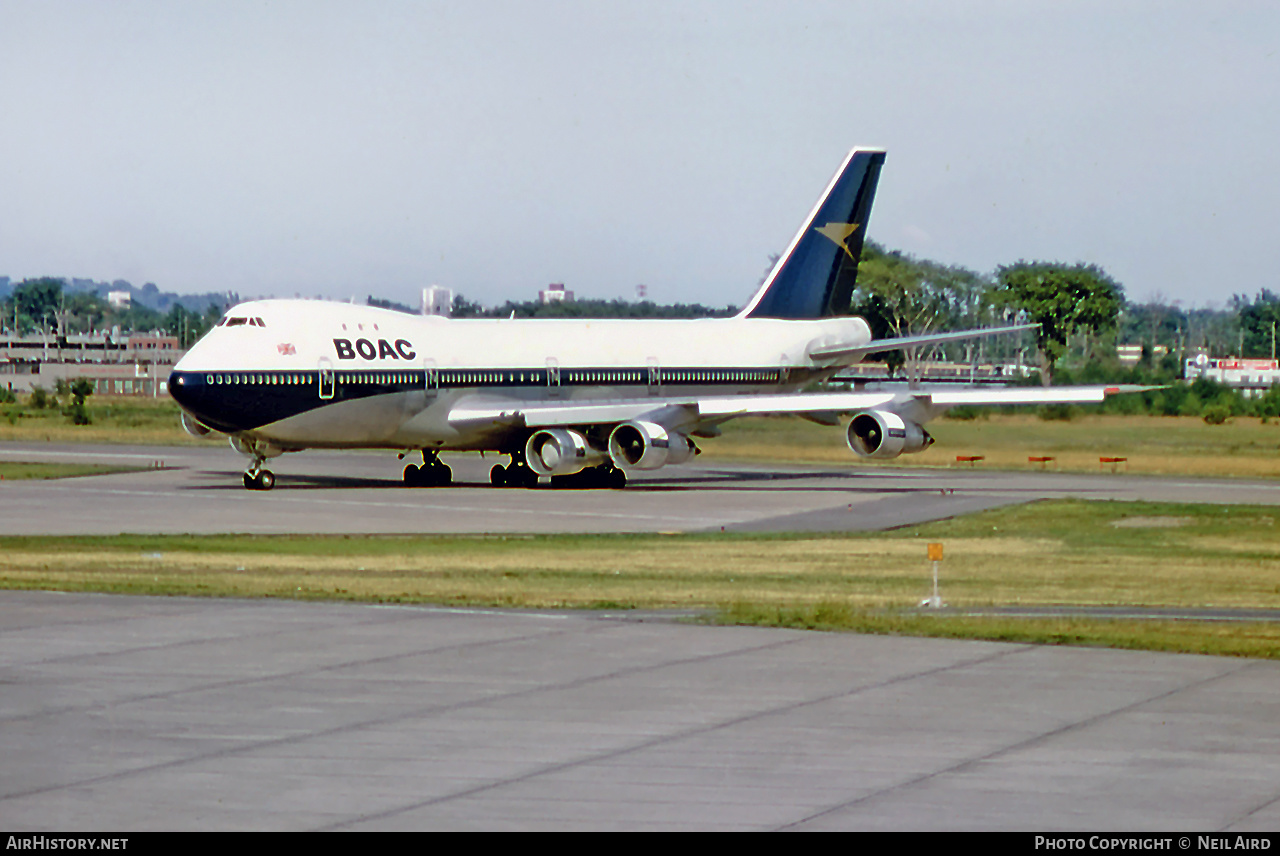 Aircraft Photo of G-AWNB | Boeing 747-136 | BOAC - British Overseas Airways Corporation | AirHistory.net #234019