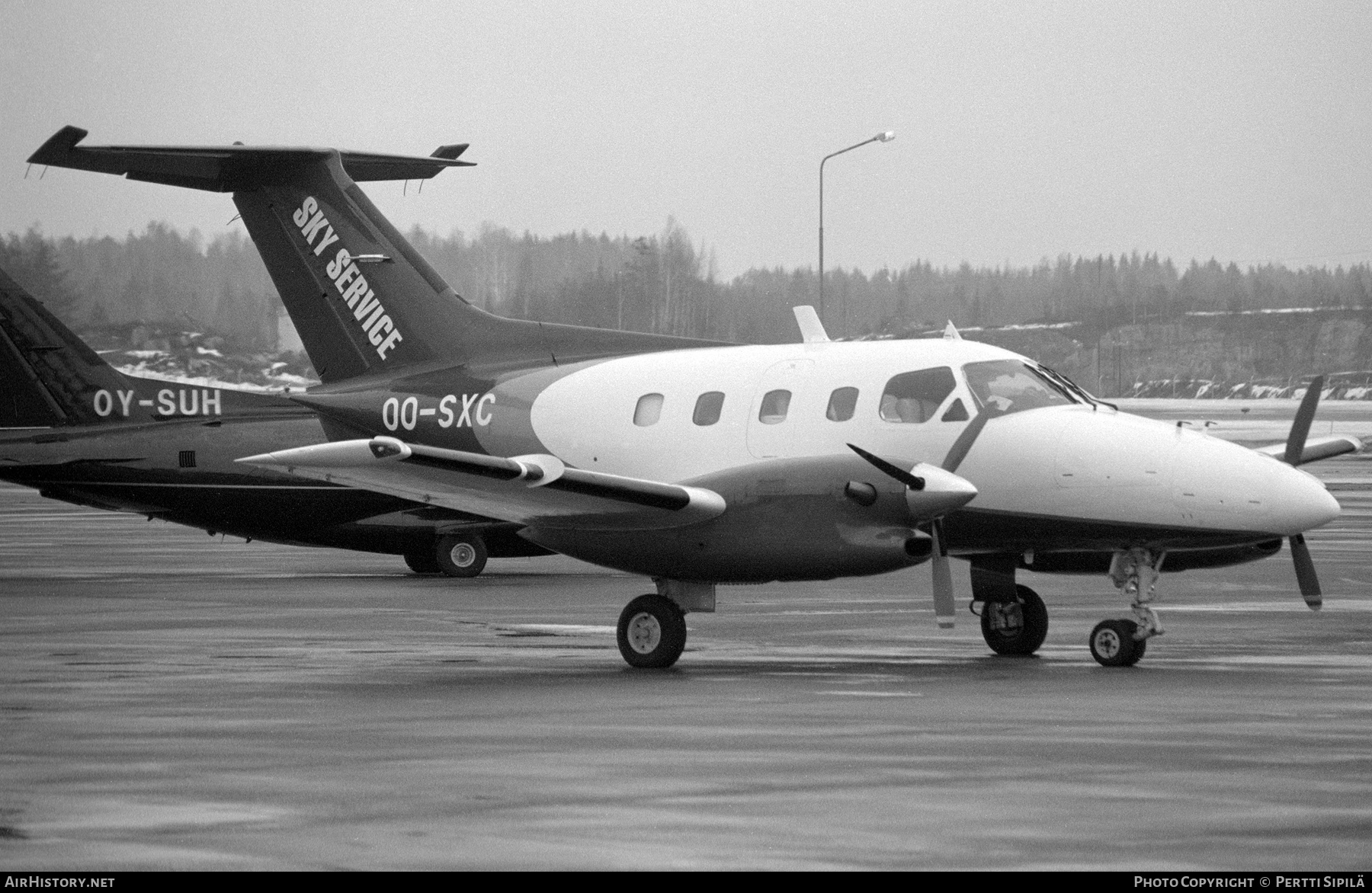 Aircraft Photo of OO-SXC | Embraer EMB-121A Xingu | Sky Service | AirHistory.net #234036