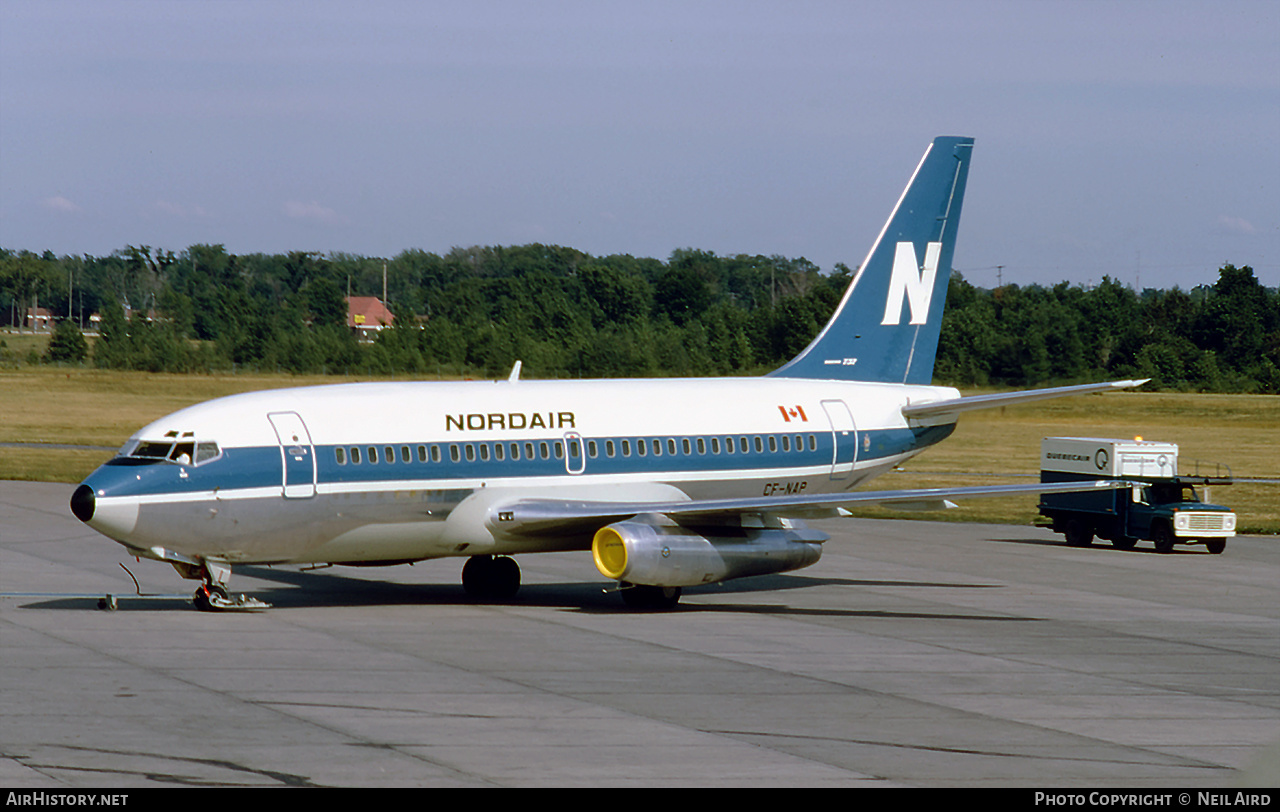 Aircraft Photo of CF-NAP | Boeing 737-242C | Nordair | AirHistory.net #234058