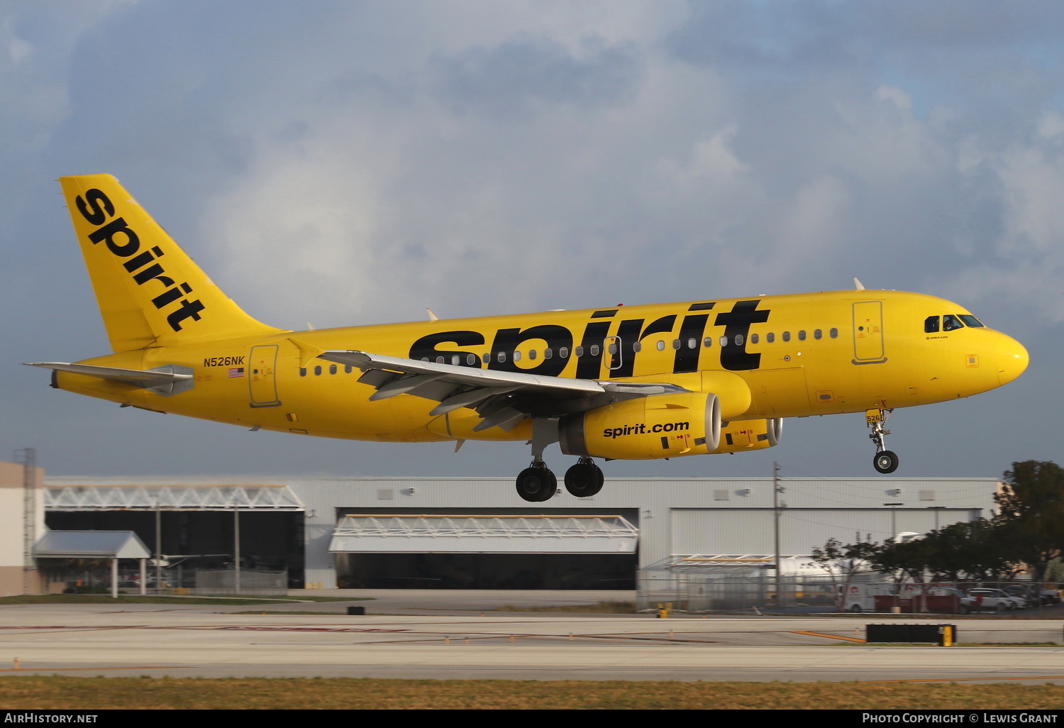 Aircraft Photo of N526NK | Airbus A319-132 | Spirit Airlines | AirHistory.net #234104