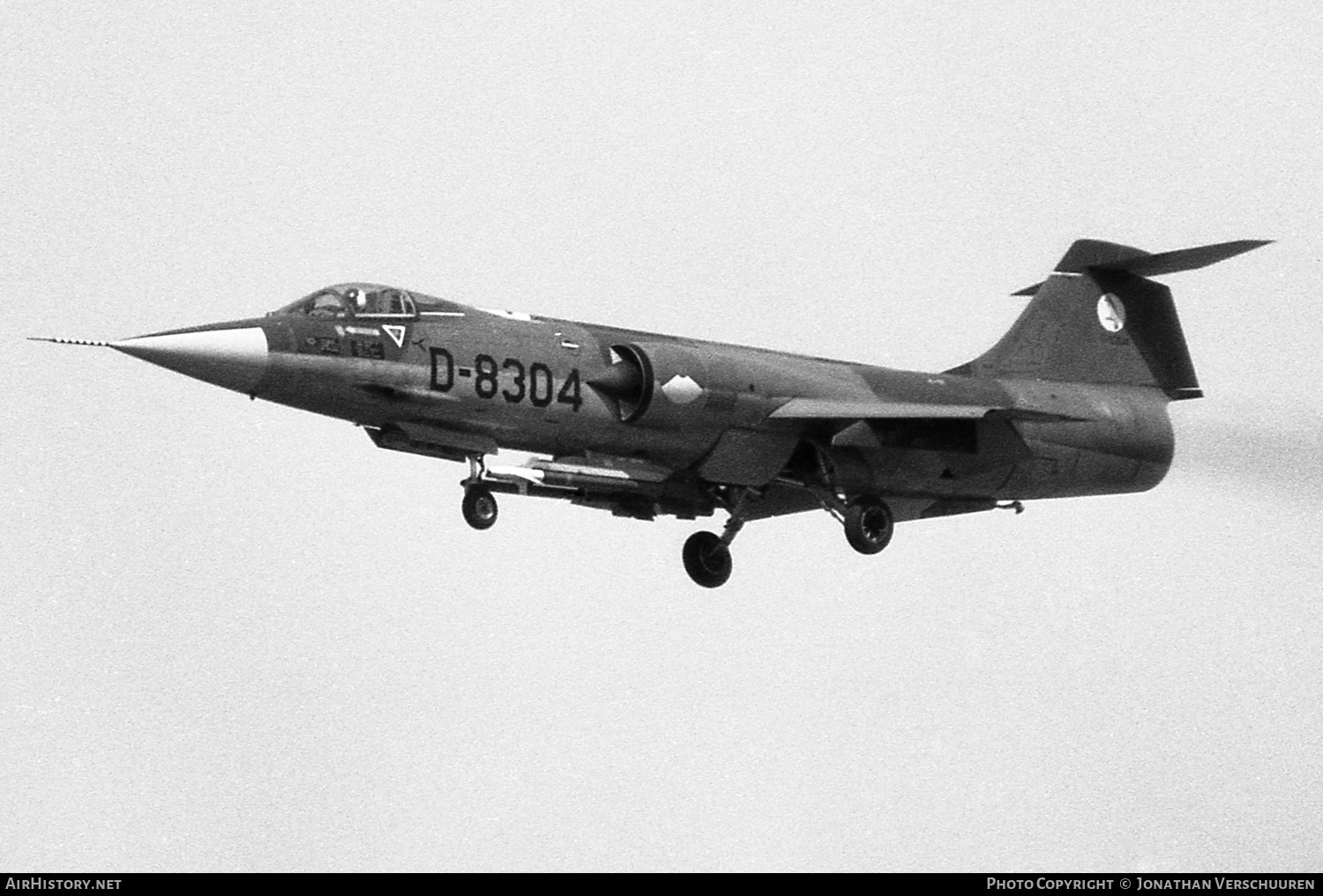 Aircraft Photo of D-8304 | Lockheed F-104G Starfighter | Netherlands - Air Force | AirHistory.net #234113