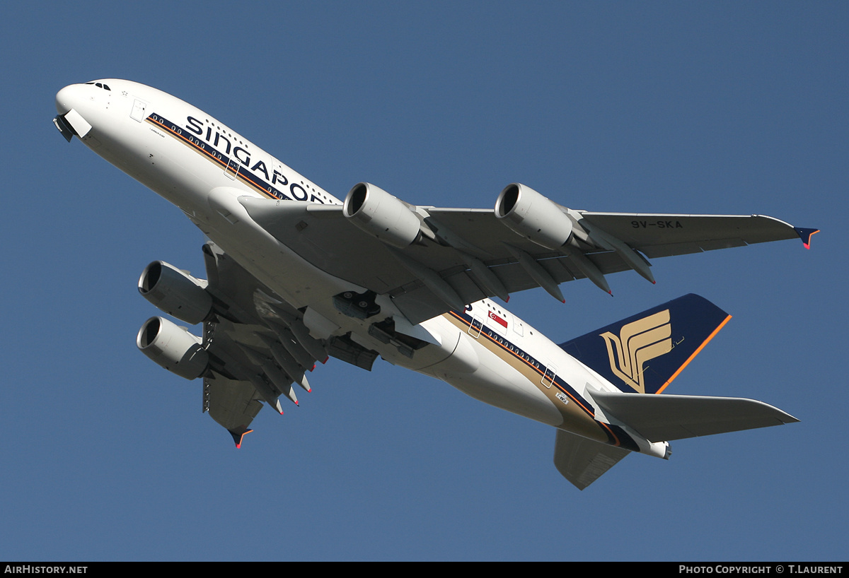 Aircraft Photo of F-WWSA | Airbus A380-841 | Singapore Airlines | AirHistory.net #234120