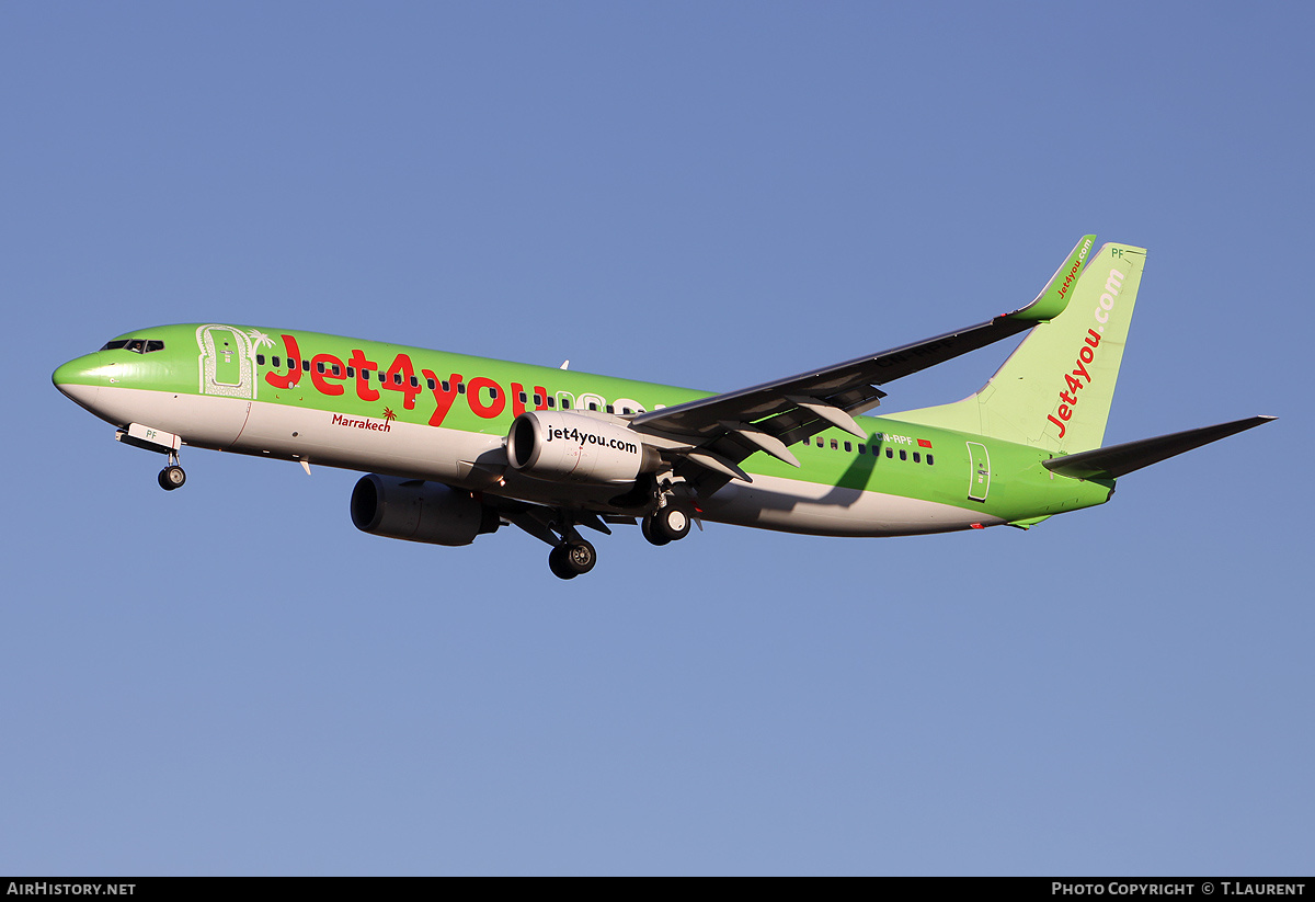 Aircraft Photo of CN-RPF | Boeing 737-8K5 | Jet4you | AirHistory.net #234122