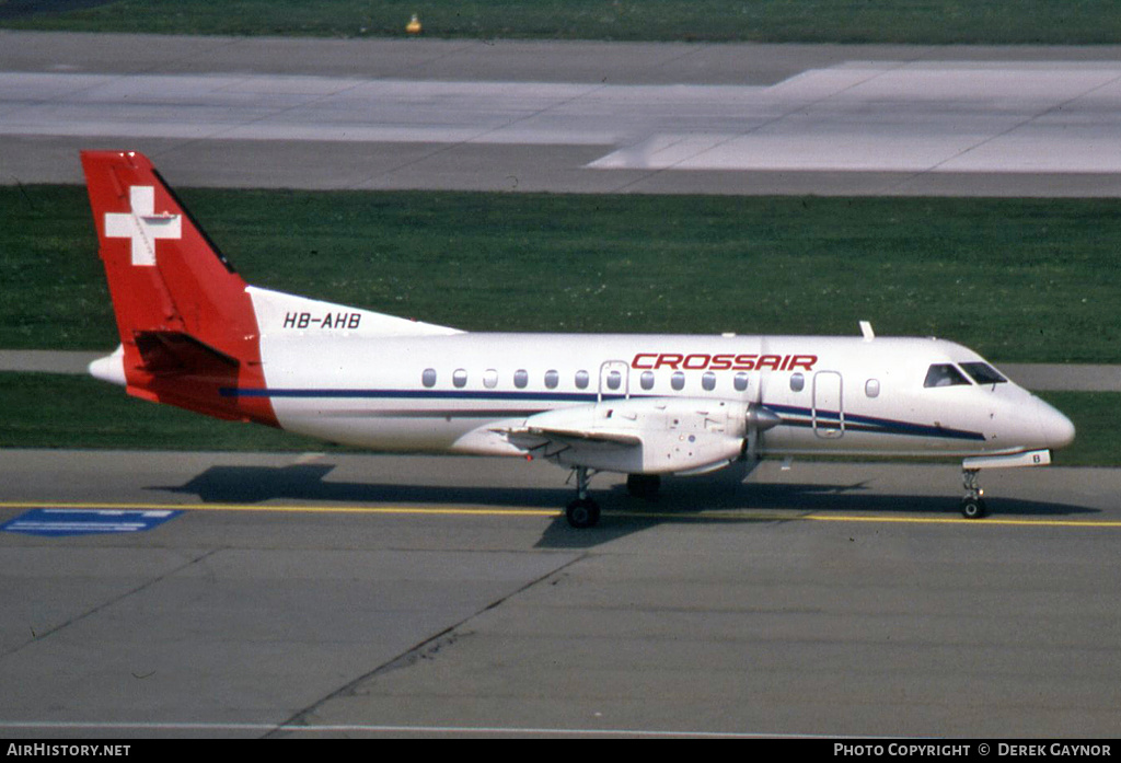 Aircraft Photo of HB-AHB | Saab-Fairchild SF-340A | Crossair | AirHistory.net #234136