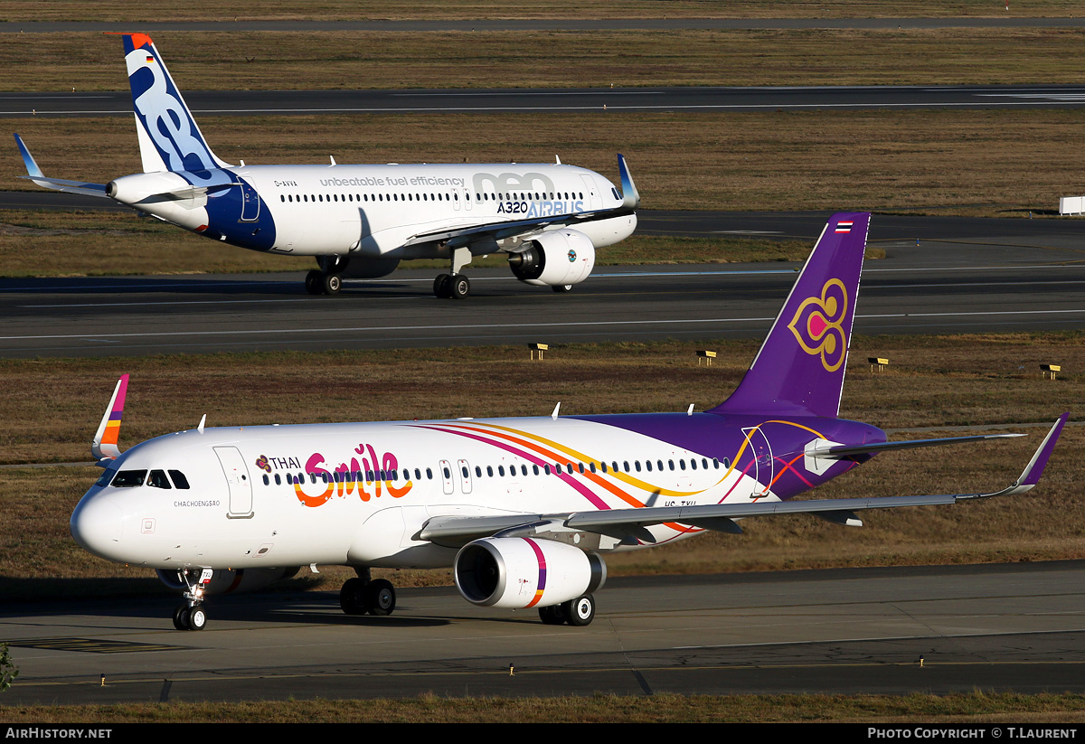 Aircraft Photo of HS-TXU | Airbus A320-232 | Thai Smile | AirHistory.net #234141