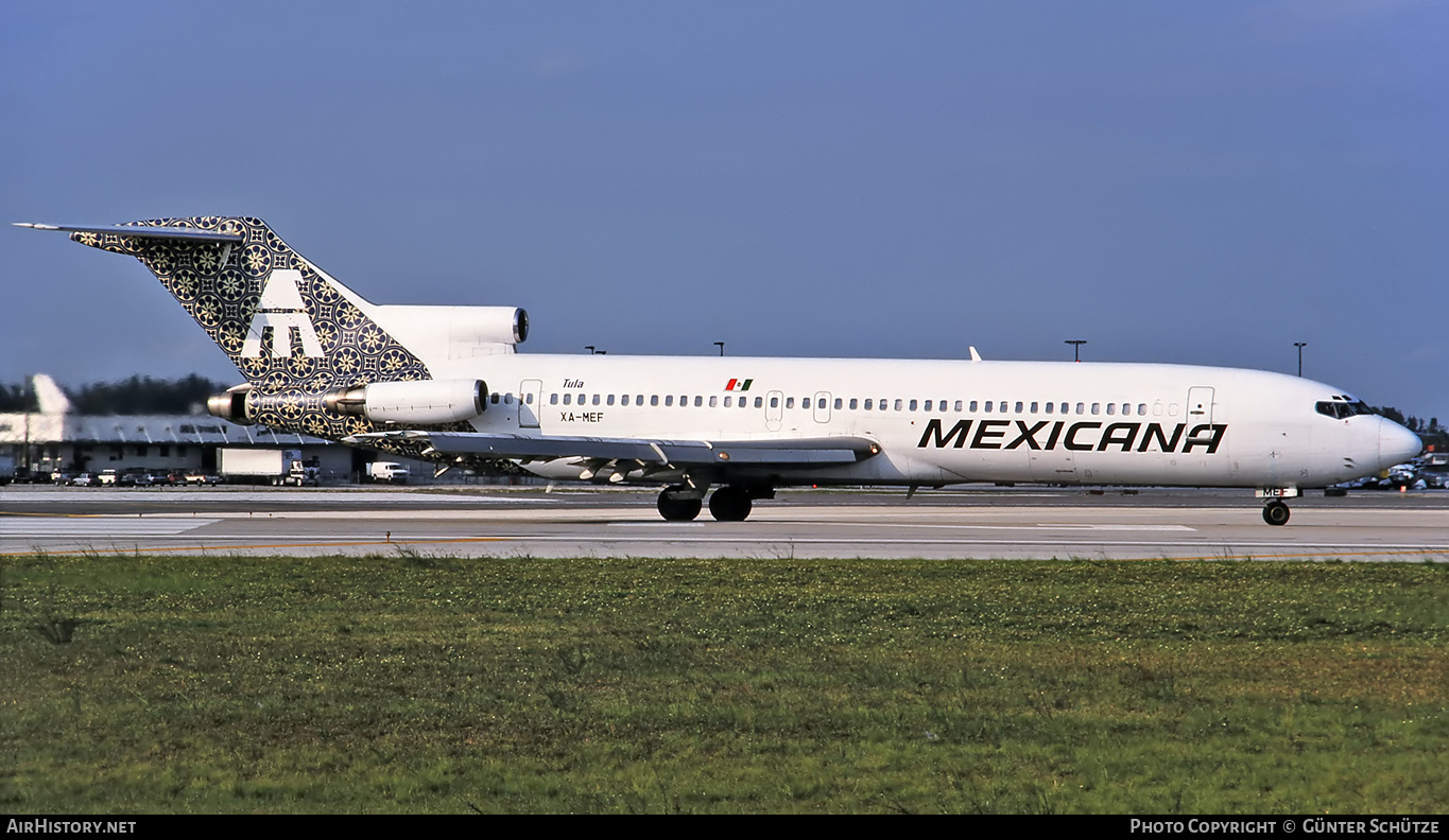 Aircraft Photo of XA-MEF | Boeing 727-264 | Mexicana | AirHistory.net #234172