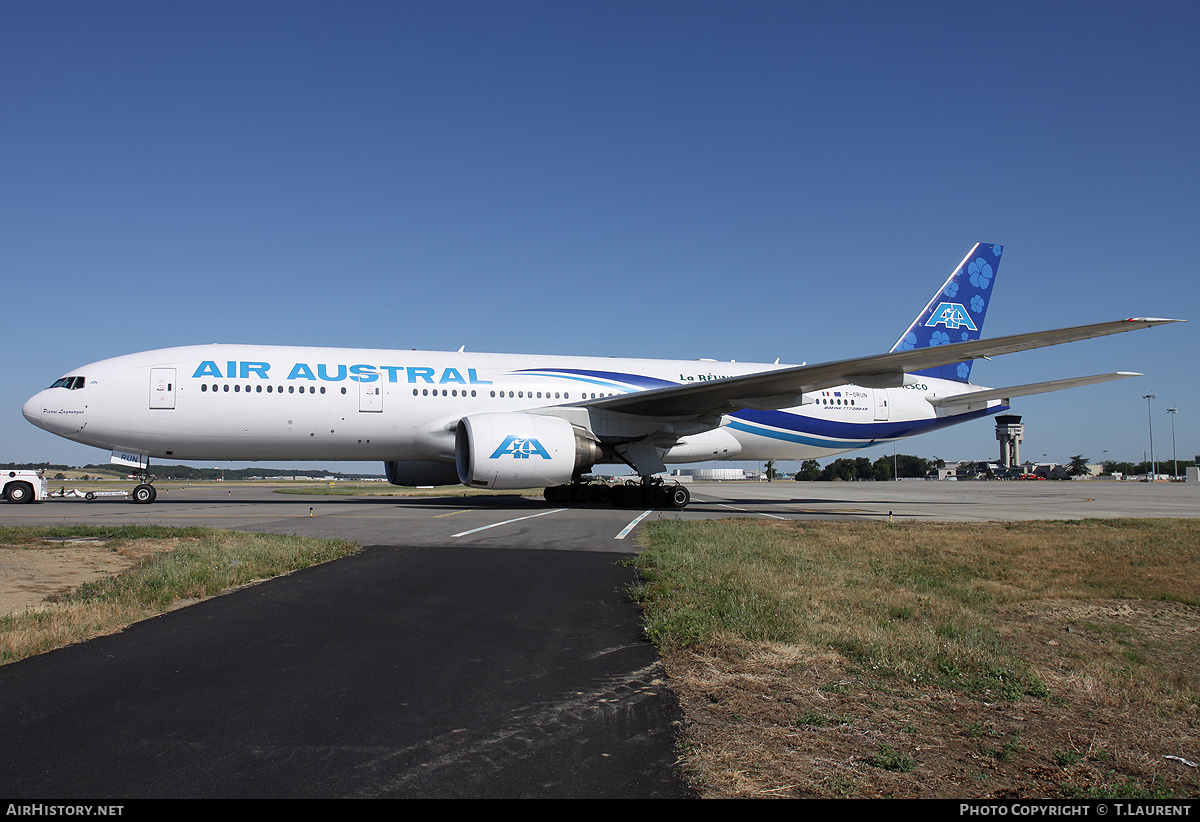 Aircraft Photo of F-ORUN | Boeing 777-2Q8/ER | Air Austral | AirHistory.net #234220