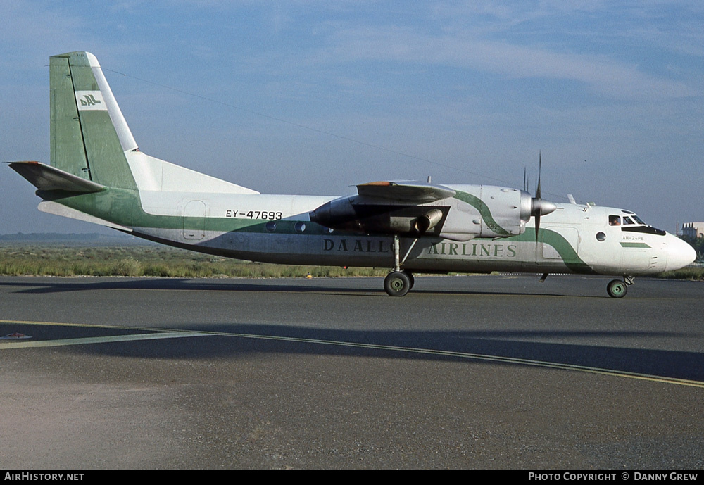 Aircraft Photo of EY-47693 | Antonov An-24RV | Daallo Airlines | AirHistory.net #234228