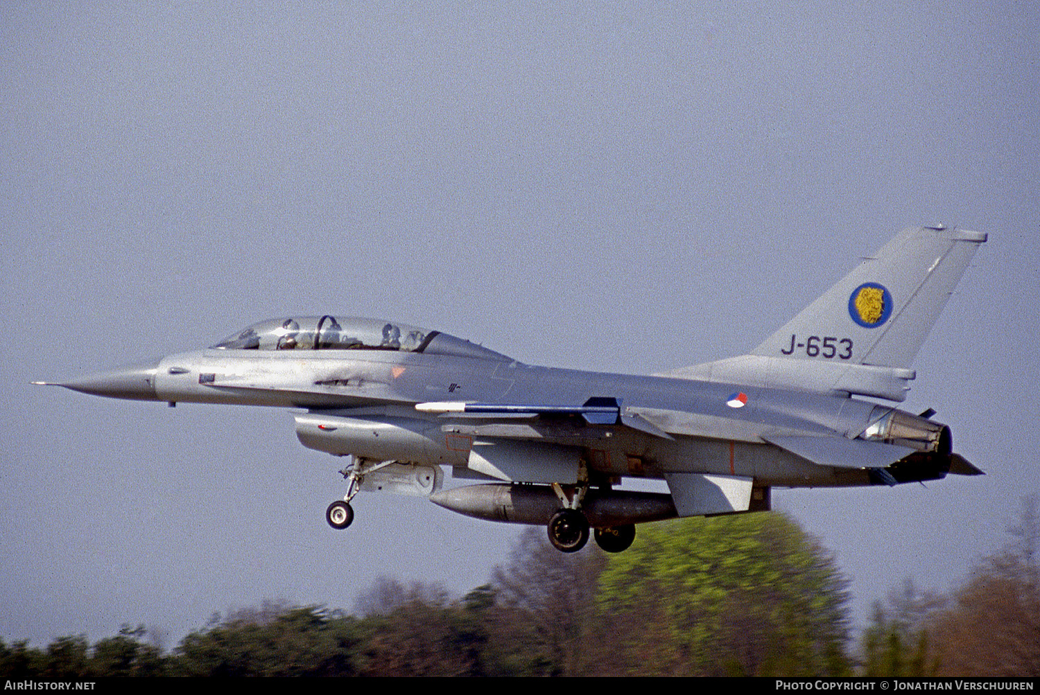 Aircraft Photo of J-653 | General Dynamics F-16B Fighting Falcon | Netherlands - Air Force | AirHistory.net #234263
