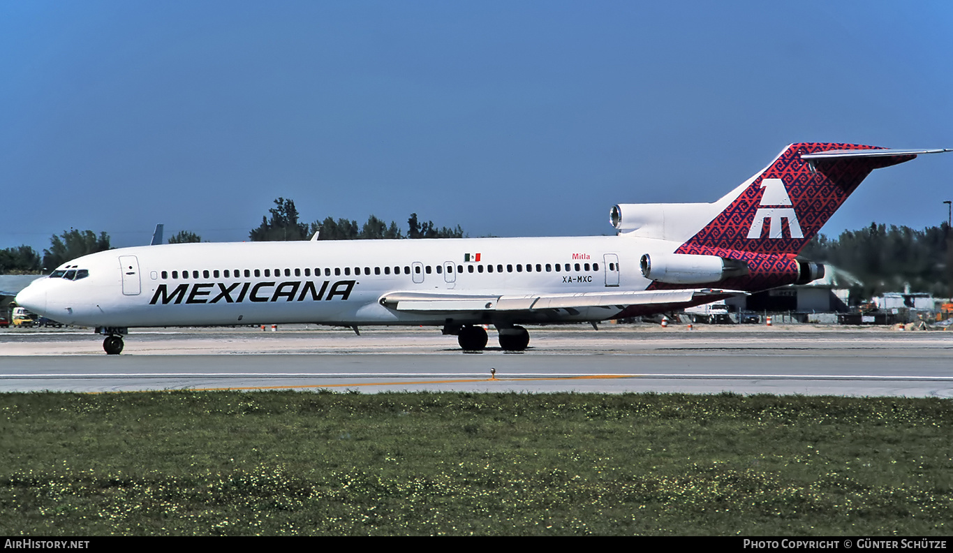 Aircraft Photo of XA-MXC | Boeing 727-264/Adv | Mexicana | AirHistory.net #234284