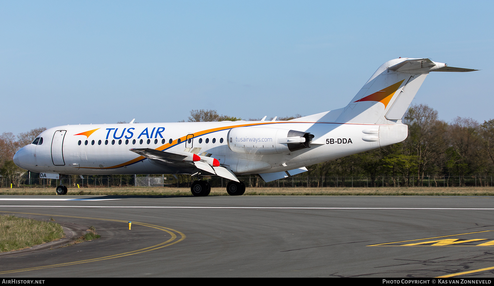 Aircraft Photo of 5B-DDA | Fokker 70 (F28-0070) | Tus Airways | AirHistory.net #234294
