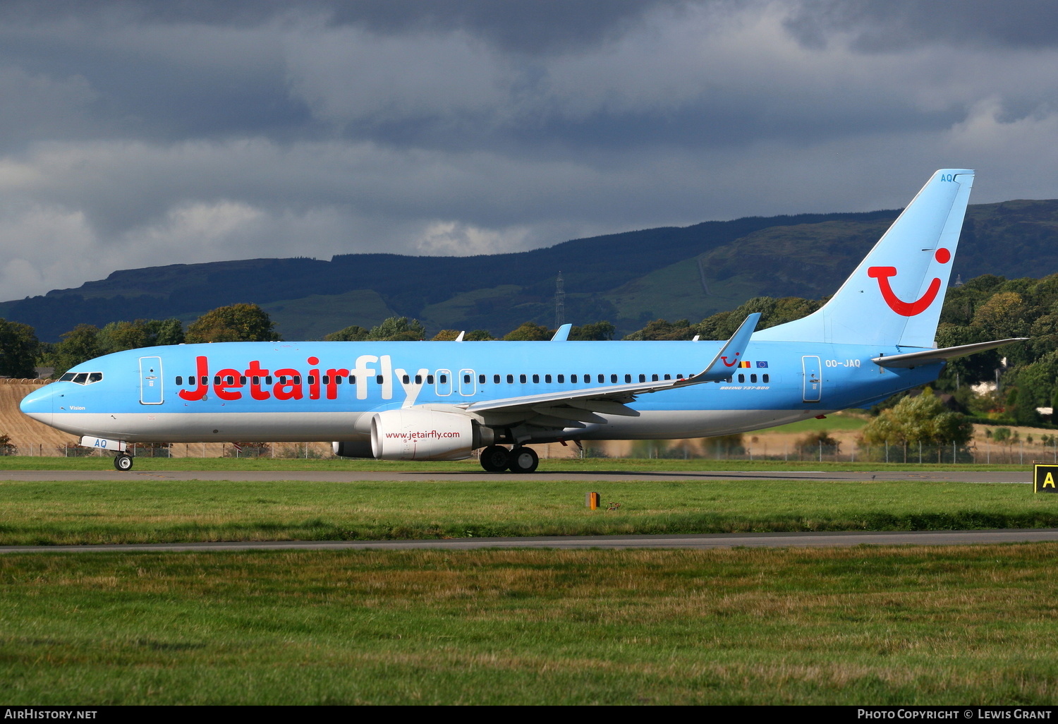 Aircraft Photo of OO-JAQ | Boeing 737-8K5 | Jetairfly | AirHistory.net #234303