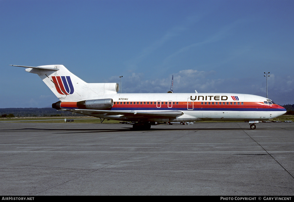 Aircraft Photo of N7014U | Boeing 727-22 | United Airlines | AirHistory.net #234321