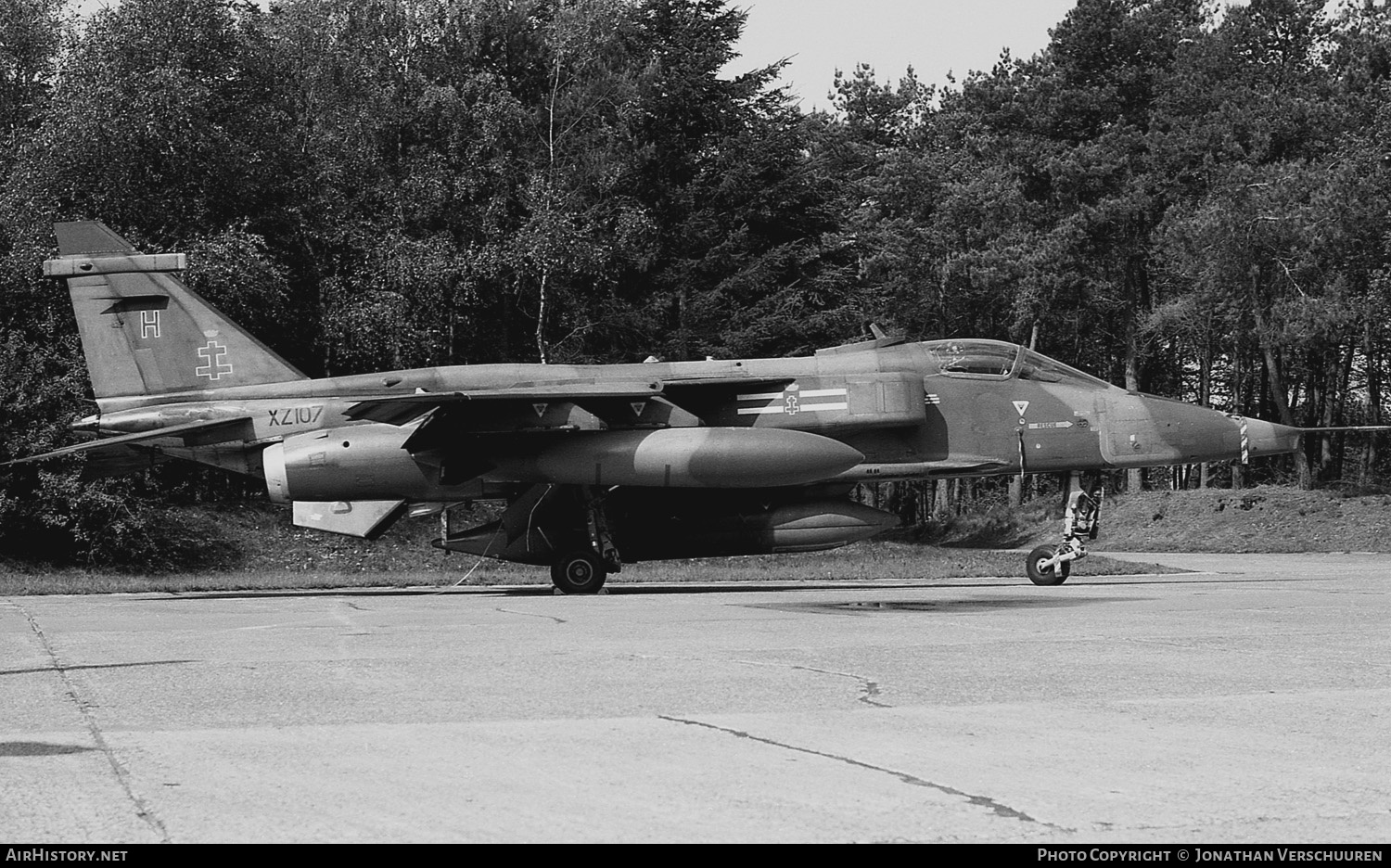 Aircraft Photo of XZ107 | Sepecat Jaguar GR1A | UK - Air Force | AirHistory.net #234382