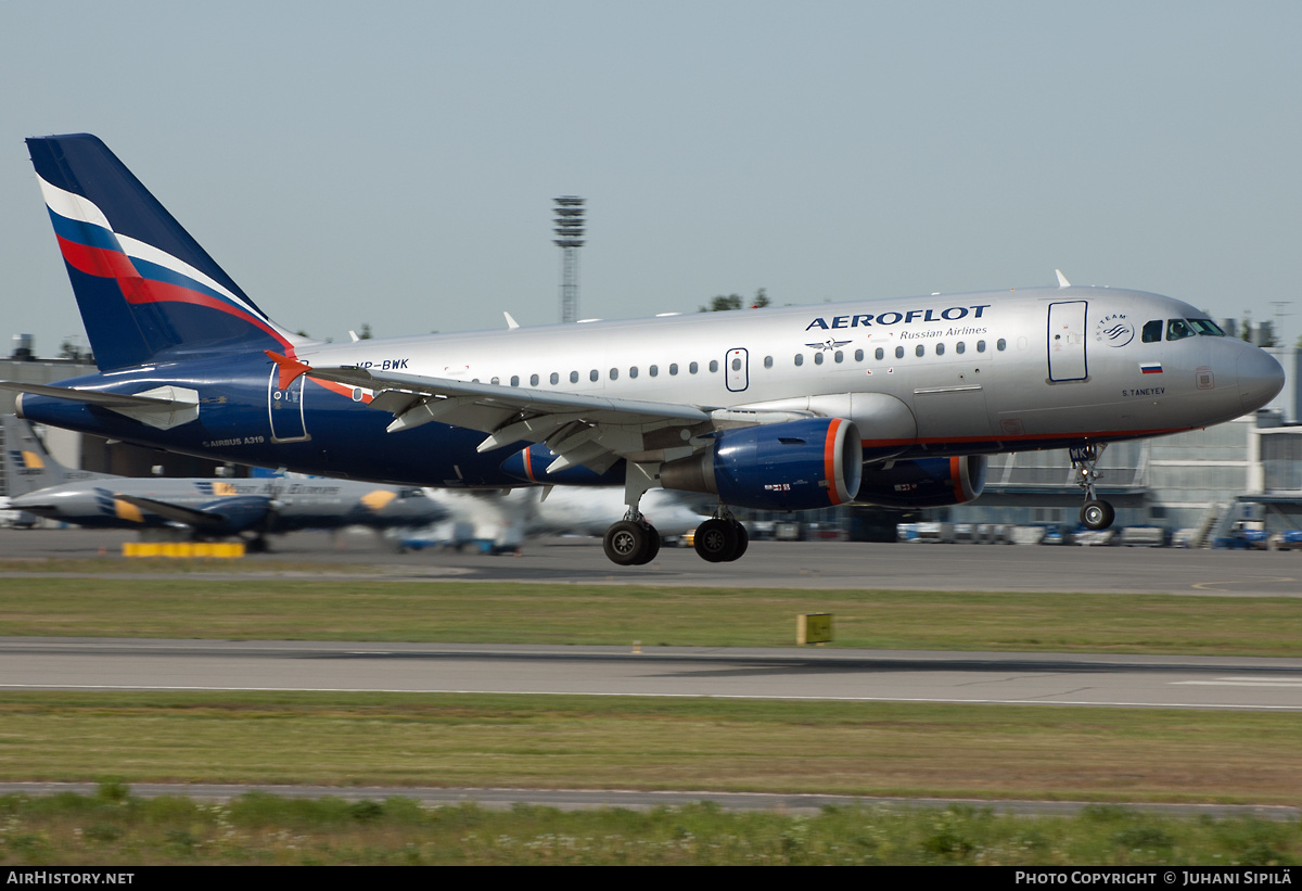 Aircraft Photo of VP-BWK | Airbus A319-111 | Aeroflot - Russian Airlines | AirHistory.net #234399