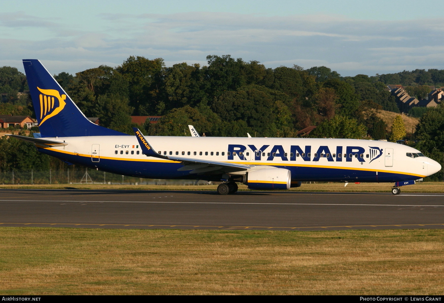 Aircraft Photo of EI-EVY | Boeing 737-8AS | Ryanair | AirHistory.net #234408