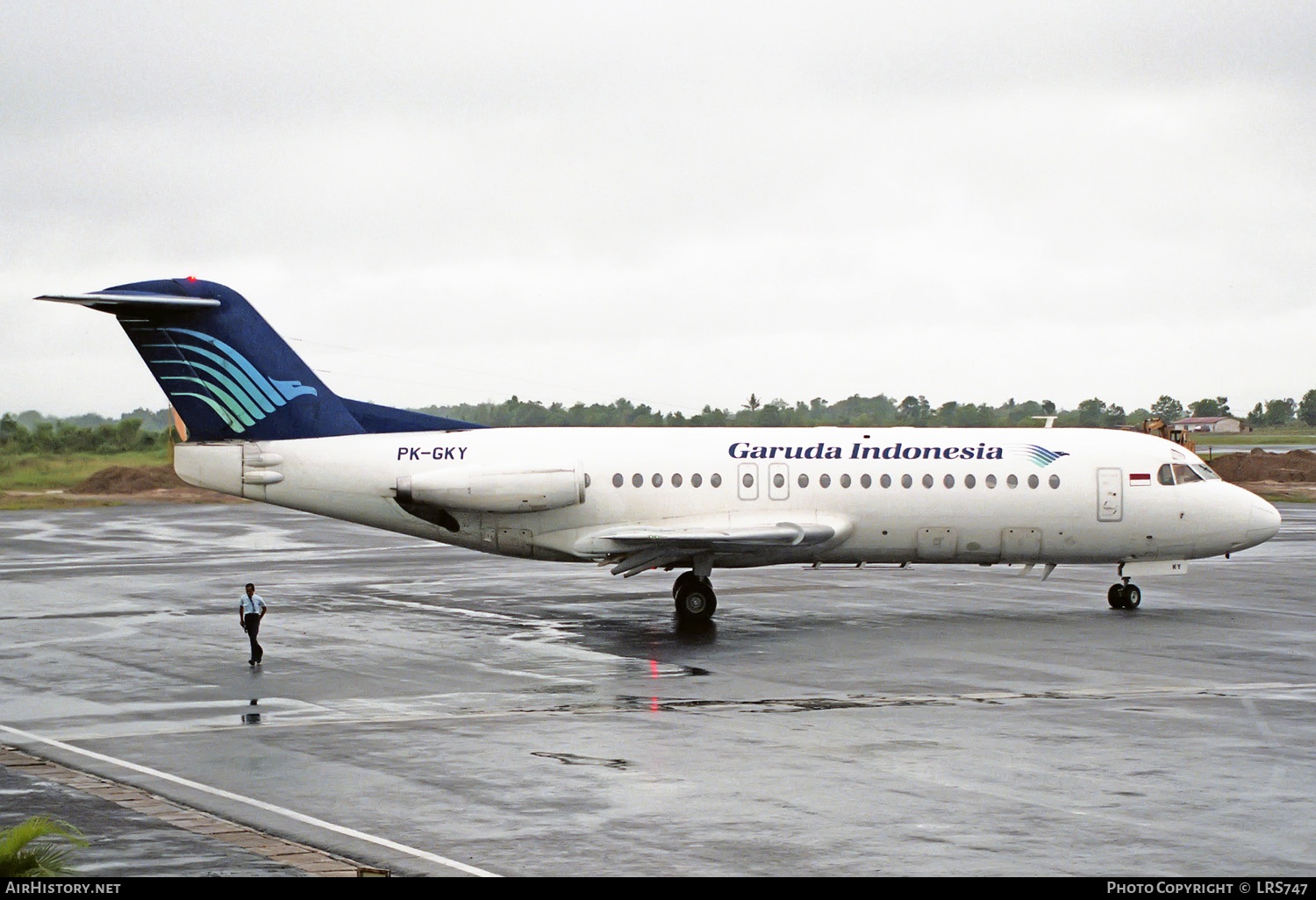 Aircraft Photo of PK-GKY | Fokker F28-4000 Fellowship | Garuda Indonesia | AirHistory.net #234450
