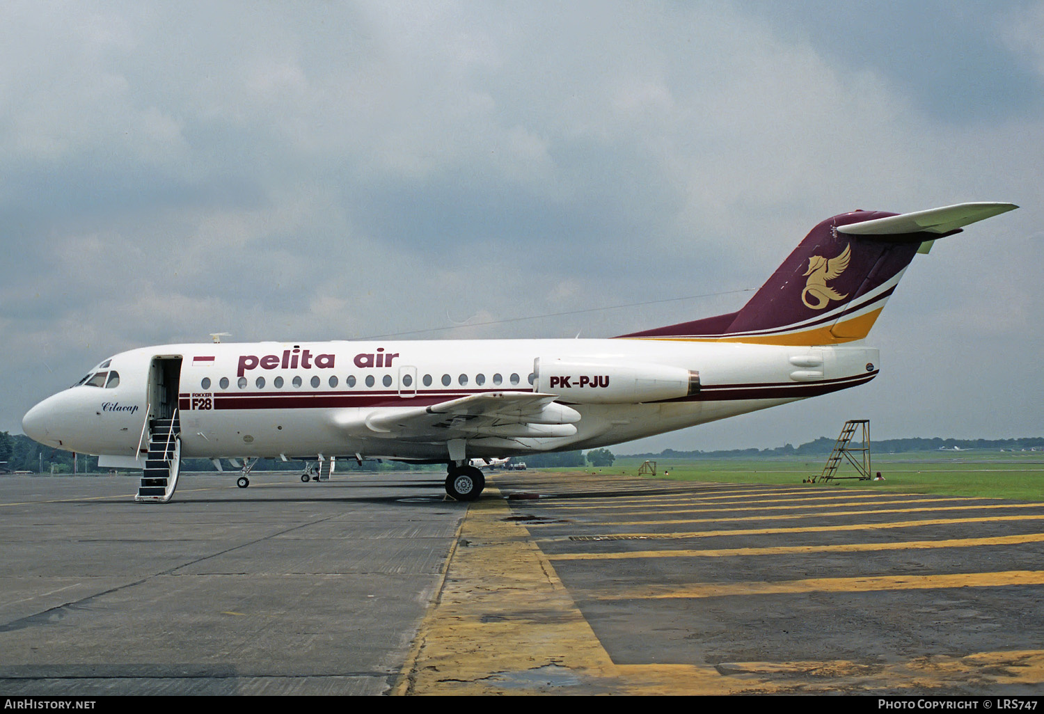 Aircraft Photo of PK-PJU | Fokker F28-1000 Fellowship | Pelita Air Service | AirHistory.net #234471