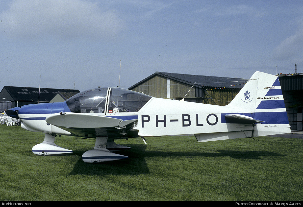 Aircraft Photo of PH-BLO | Robin R-2160D Acrobin | AirHistory.net #234501