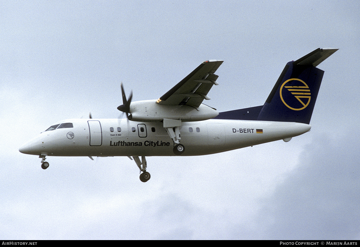 Aircraft Photo of D-BERT | De Havilland Canada DHC-8-103 Dash 8 | Lufthansa CityLine | AirHistory.net #234510