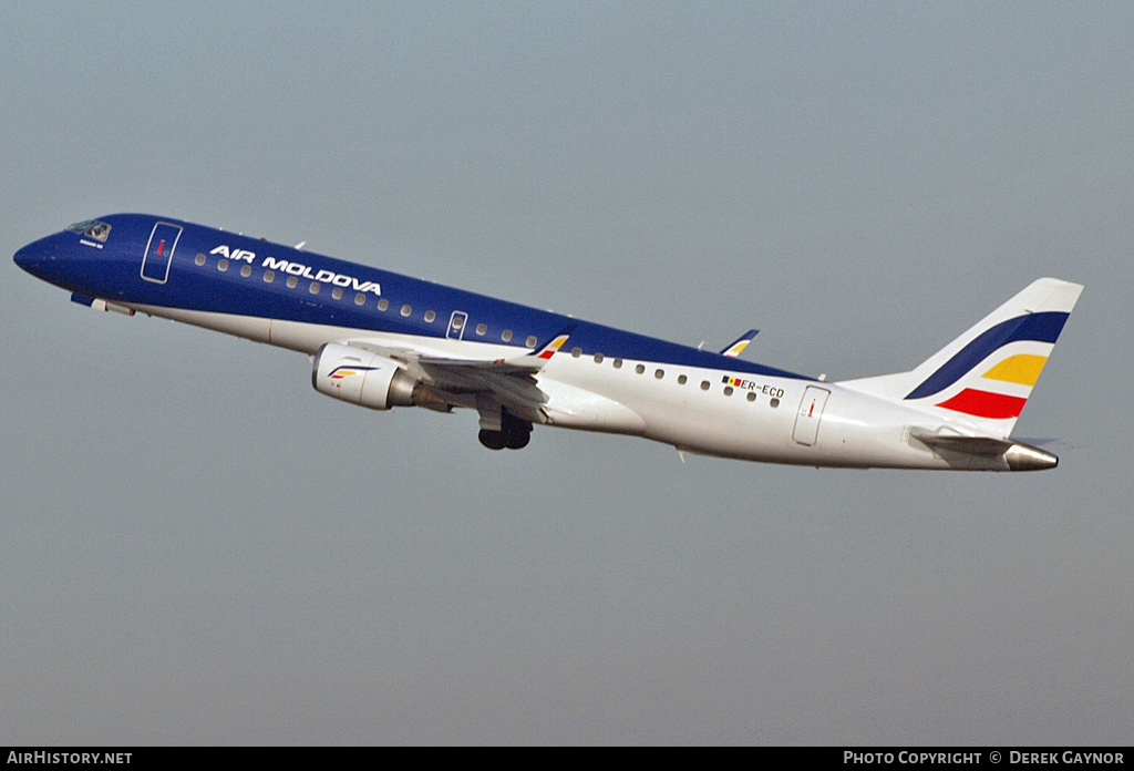Aircraft Photo of ER-ECD | Embraer 190LR (ERJ-190-100LR) | Air Moldova | AirHistory.net #234549