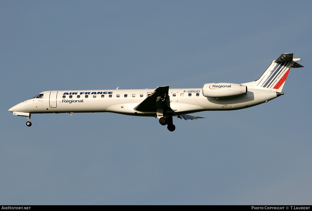 Aircraft Photo of F-GRGD | Embraer ERJ-145EU (EMB-145EU) | Air France | AirHistory.net #234550