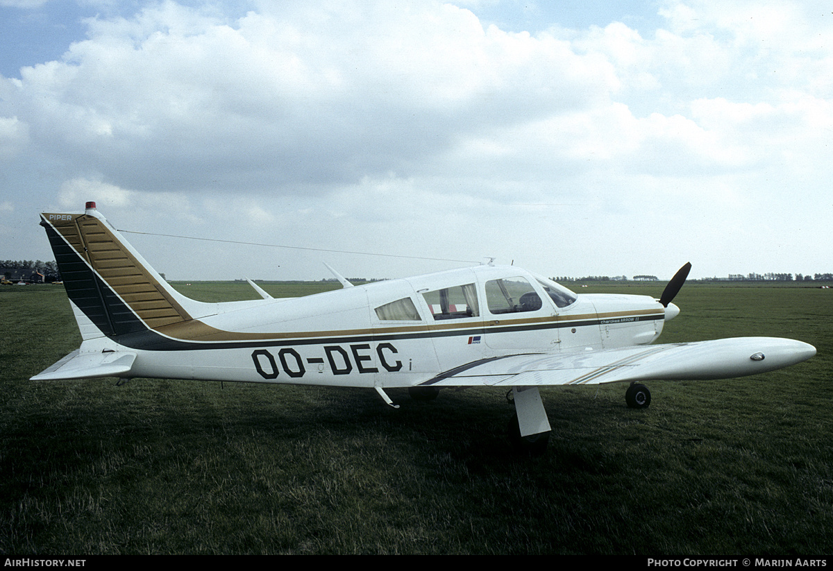 Aircraft Photo of OO-DEC | Piper PA-28R-200 Cherokee Arrow | AirHistory.net #234569