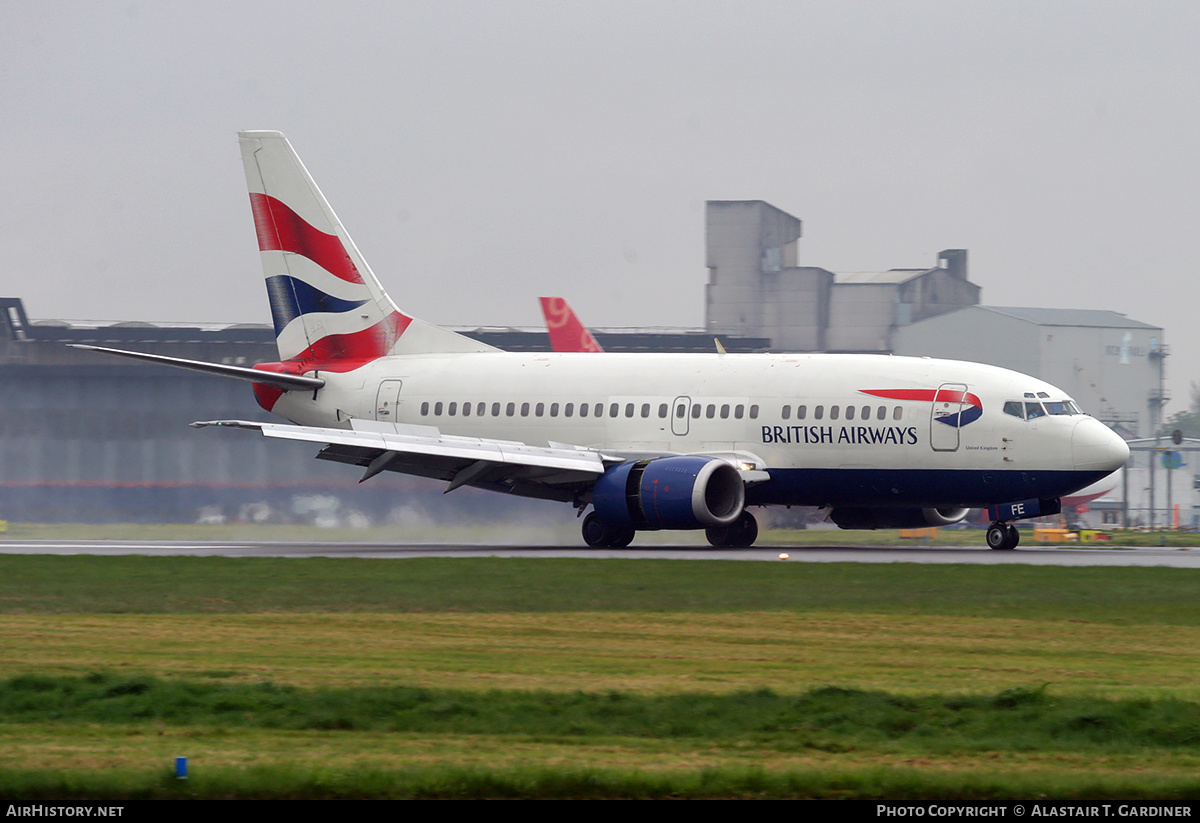 Aircraft Photo of G-GFFE | Boeing 737-528 | British Airways | AirHistory.net #234596
