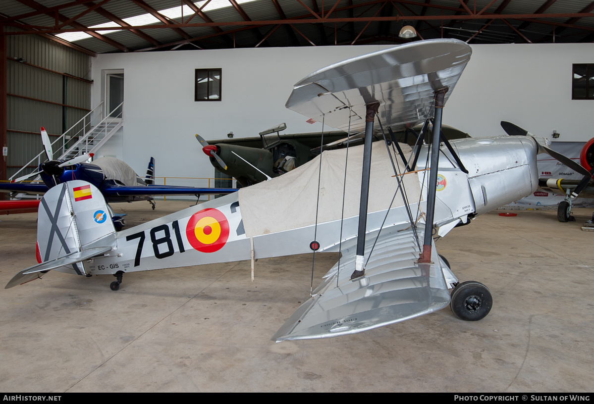 Aircraft Photo of EC-GIS | CASA 1.131E Jungmann | Spain - Air Force | AirHistory.net #234606