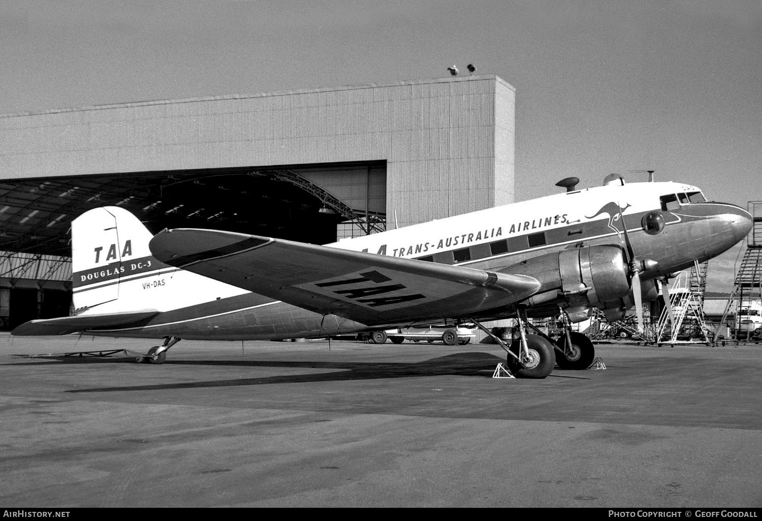 Aircraft Photo of VH-DAS | Douglas DC-3(C) | Trans-Australia Airlines - TAA | AirHistory.net #234628