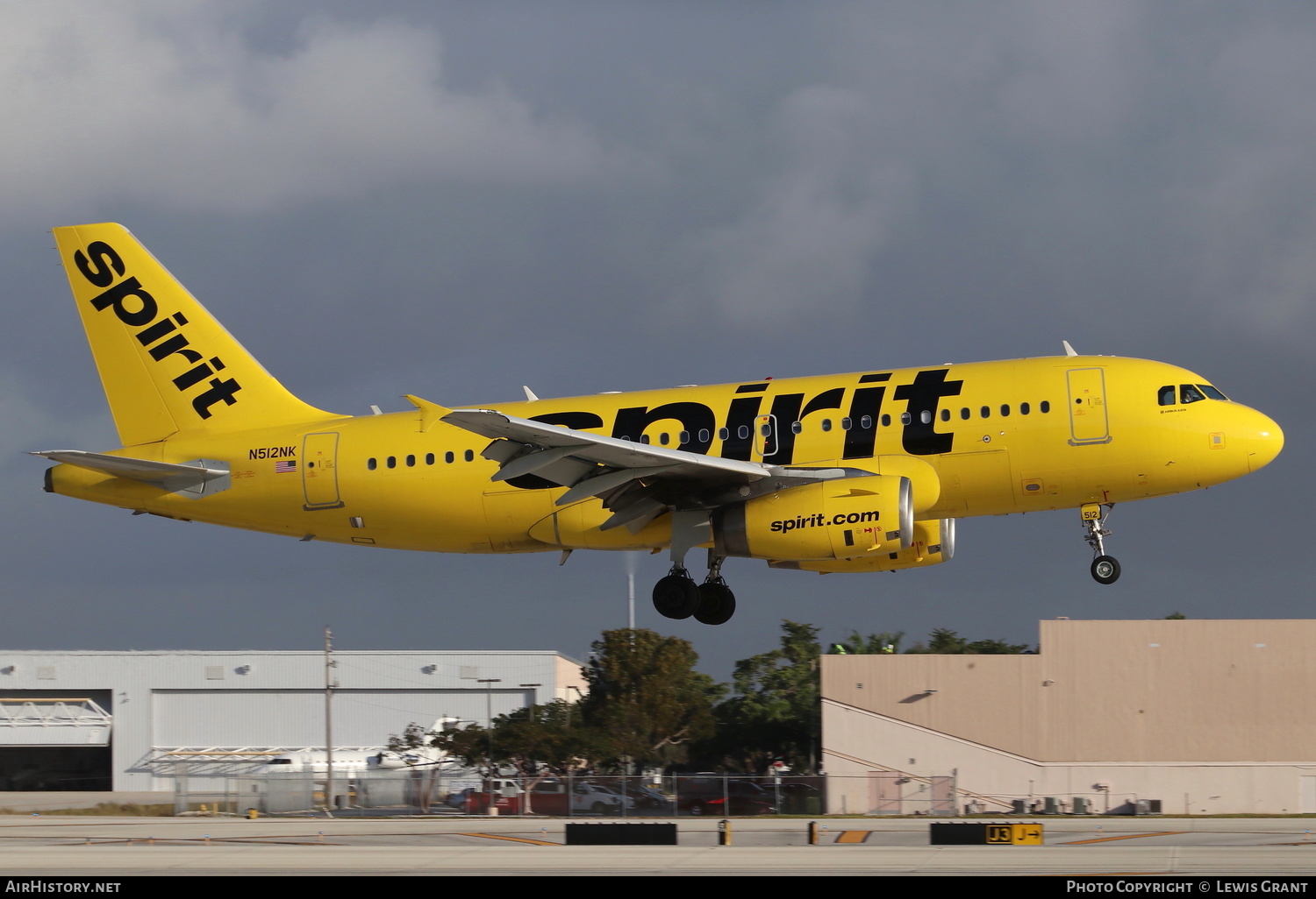 Aircraft Photo of N512NK | Airbus A319-132 | Spirit Airlines | AirHistory.net #234636