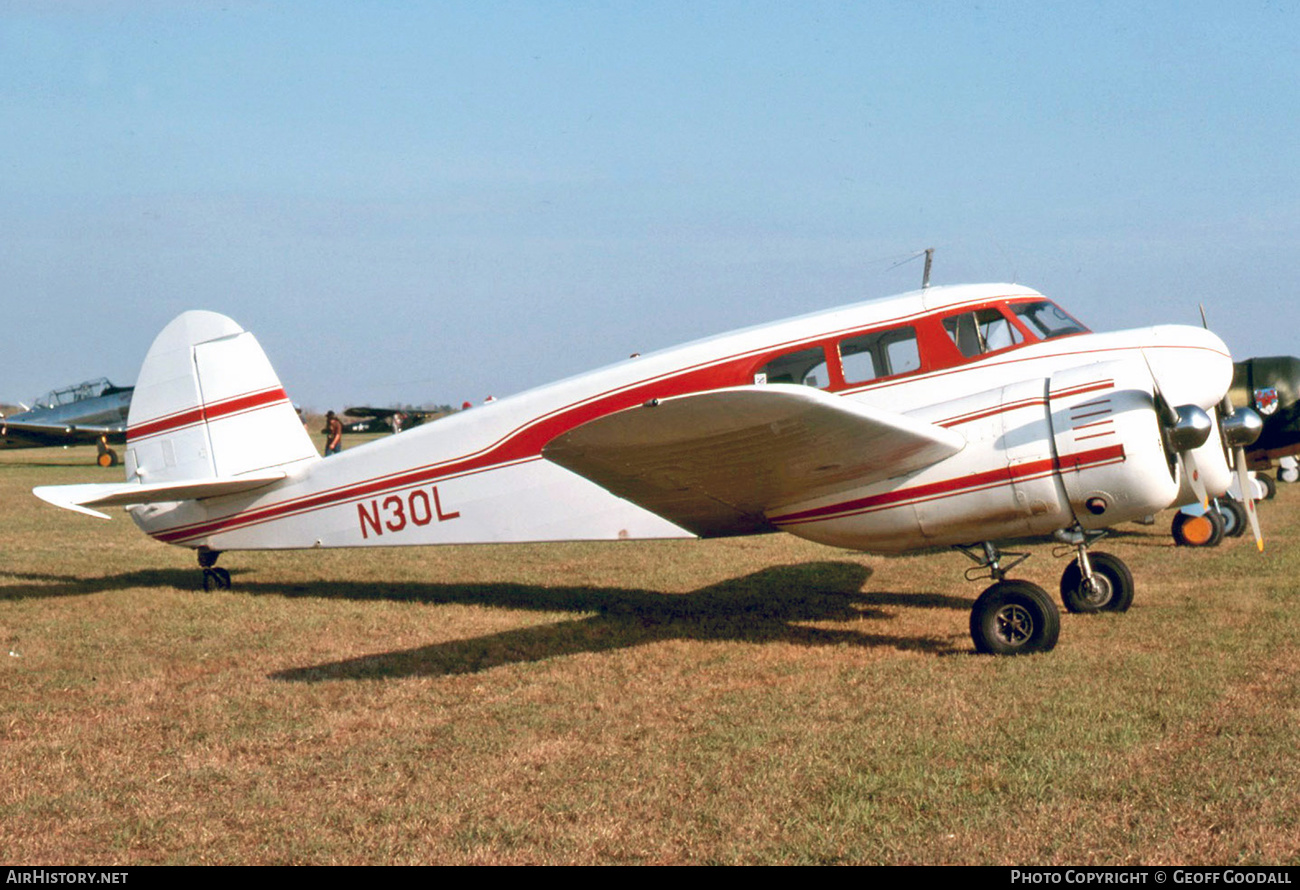 Aircraft Photo of N30L | Cessna UC-78 Bobcat (T-50) | AirHistory.net #234643
