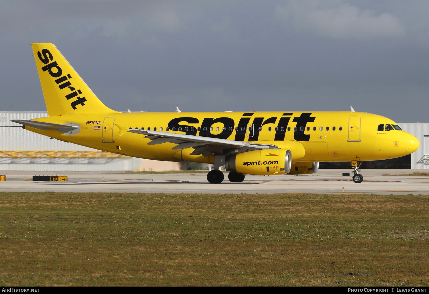 Aircraft Photo of N510NK | Airbus A319-132 | Spirit Airlines | AirHistory.net #234649