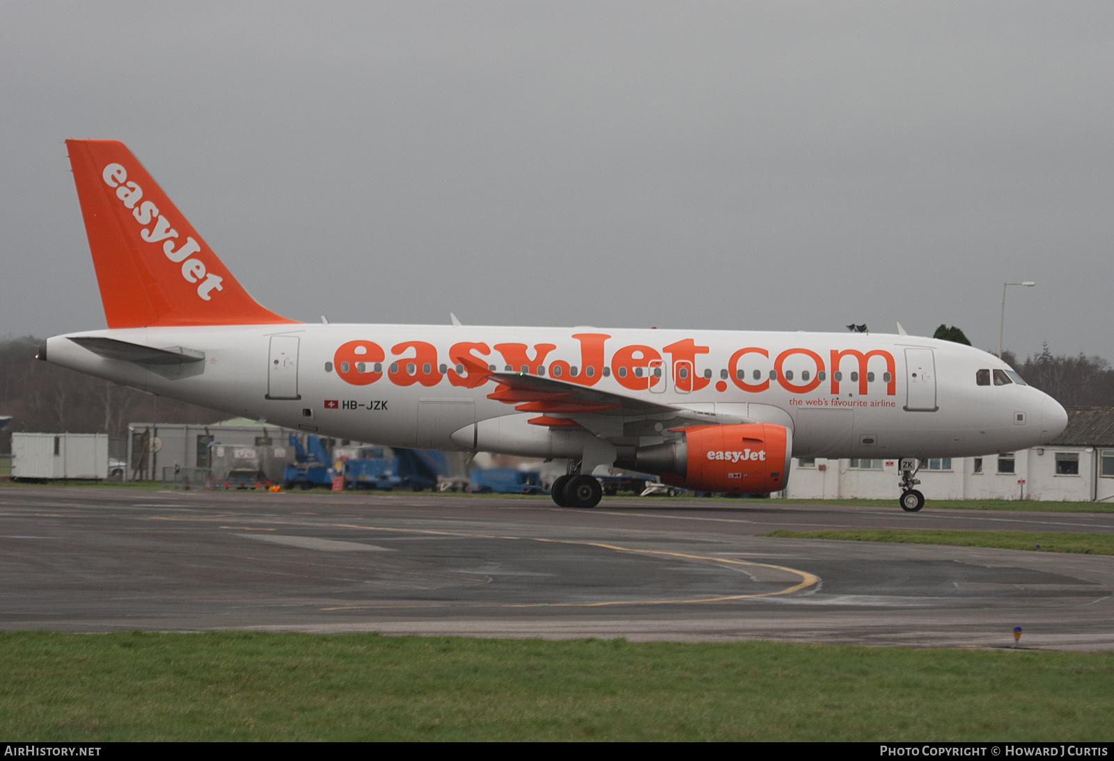 Aircraft Photo of HB-JZK | Airbus A319-111 | EasyJet | AirHistory.net #234692