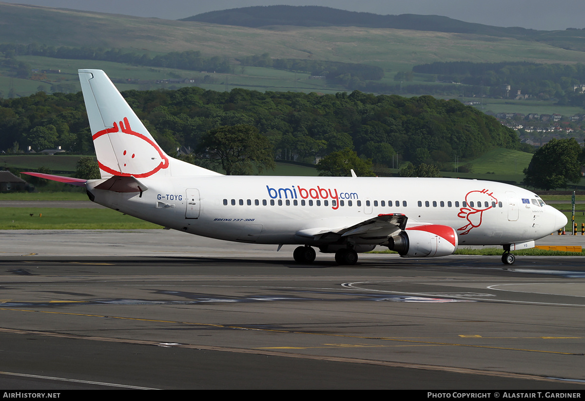 Aircraft Photo of G-TOYG | Boeing 737-36N | Bmibaby | AirHistory.net #234709