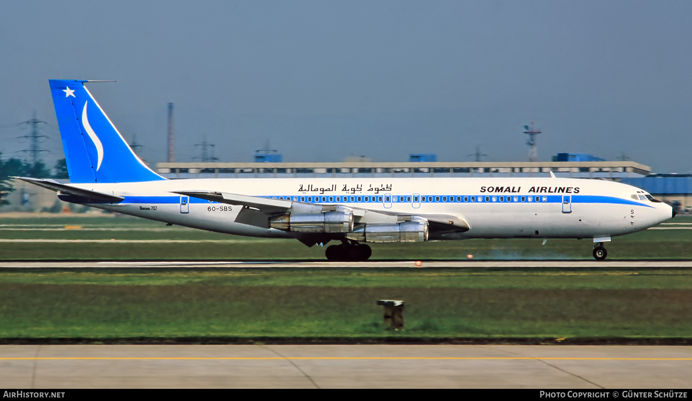 Aircraft Photo of 6O-SBS | Boeing 707-330B | Somali Airlines | AirHistory.net #234710