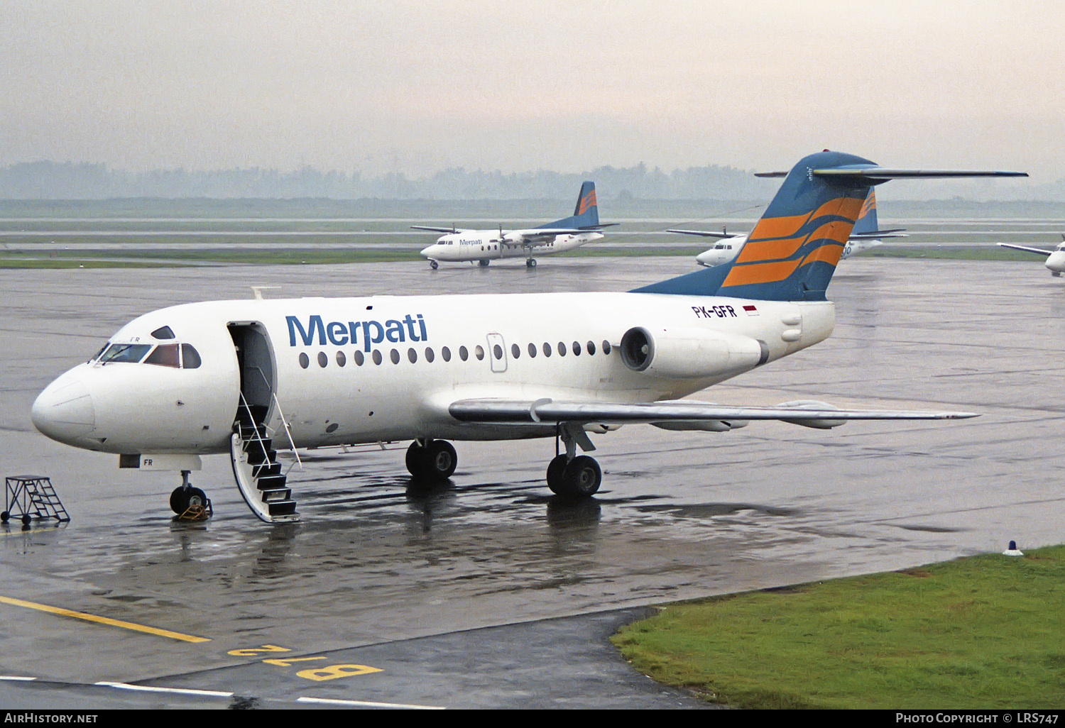 Aircraft Photo of PK-GFR | Fokker F28-3000R Fellowship | Merpati Nusantara Airlines | AirHistory.net #234717