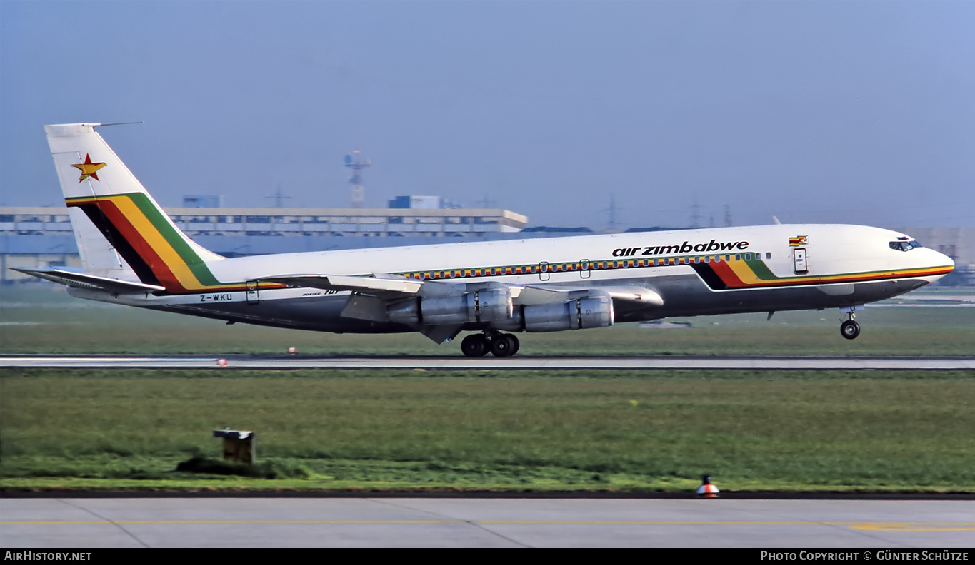 Aircraft Photo of Z-WKU | Boeing 707-330B | Air Zimbabwe | AirHistory.net #234730