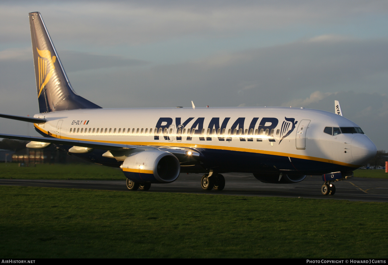 Aircraft Photo of EI-DLY | Boeing 737-8AS | Ryanair | AirHistory.net #234742