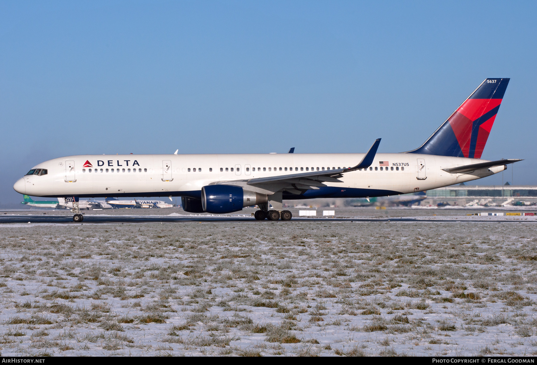 Aircraft Photo of N537US | Boeing 757-251 | Delta Air Lines | AirHistory.net #234746