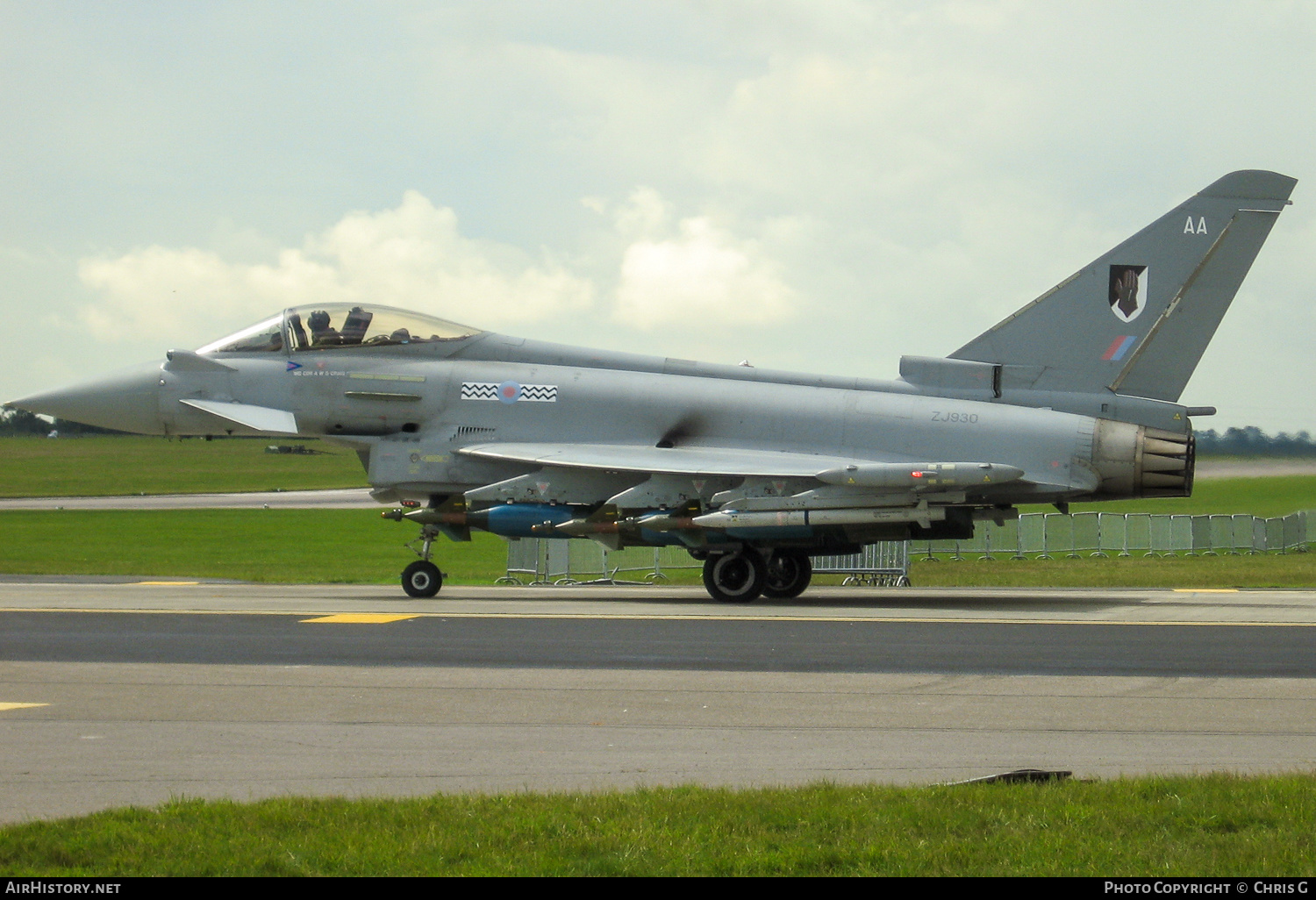 Aircraft Photo of ZJ930 | Eurofighter EF-2000 Typhoon FGR4 | UK - Air Force | AirHistory.net #234754