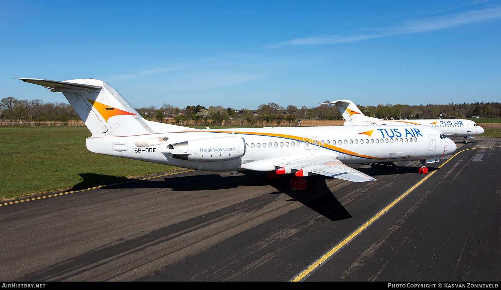 Aircraft Photo of 5B-DDE | Fokker 100 (F28-0100) | Tus Airways | AirHistory.net #234772