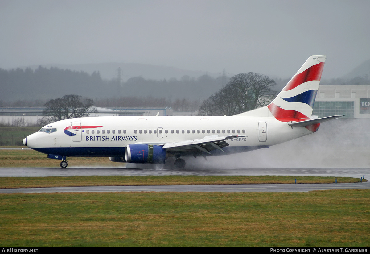 Aircraft Photo of G-GFFD | Boeing 737-59D | British Airways | AirHistory.net #234793